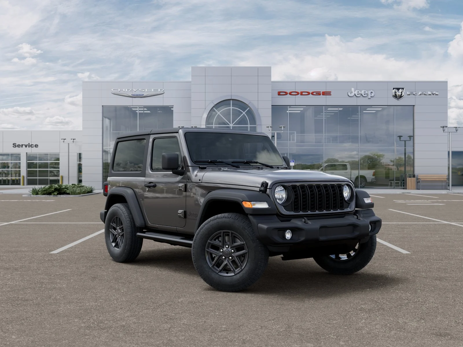 New 2026 Granite Crystal Metallic Clear-Coat Exterior Paint Jeep Sport image 31