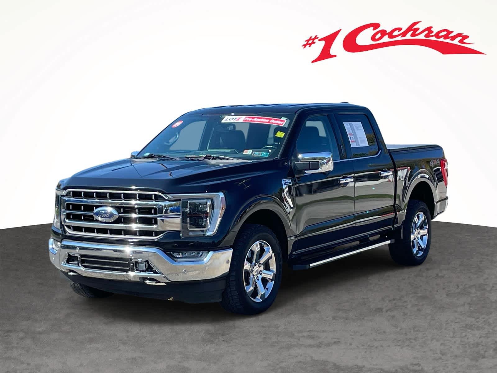 Used 2021 Agate Black Metallic Ford LARIAT image 16