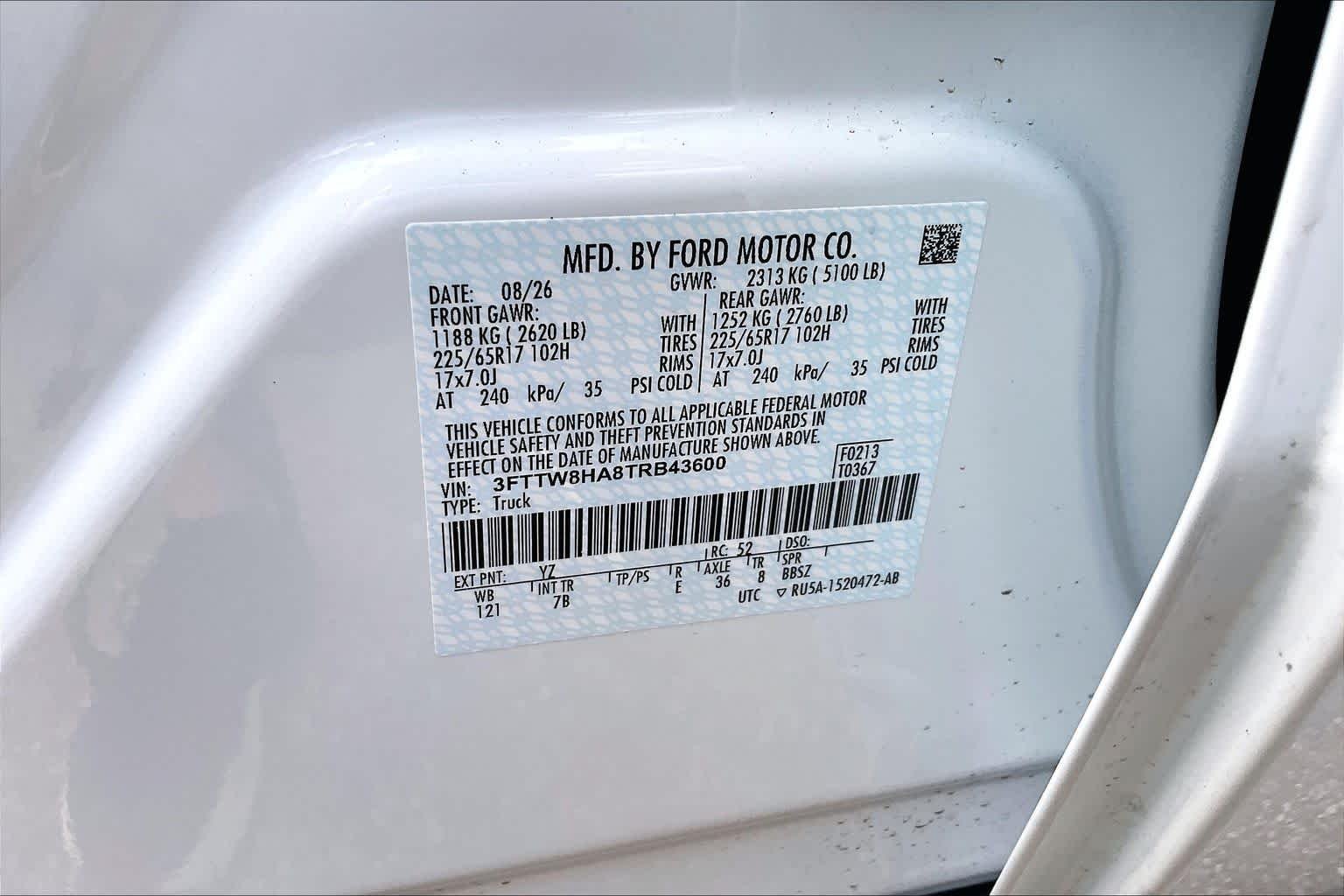 New 2026 Oxford White Ford XLT image 21