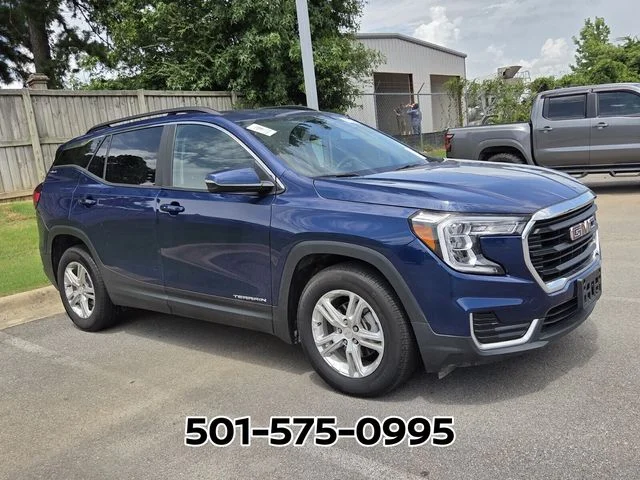 Used 2022 Blue GMC SLE image 7