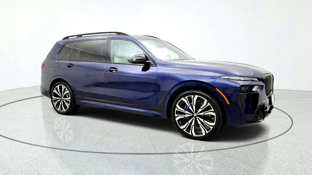 Used 2024 Tanzanite Blue II Metallic BMW M60i Sports Activity Vehicle image 3