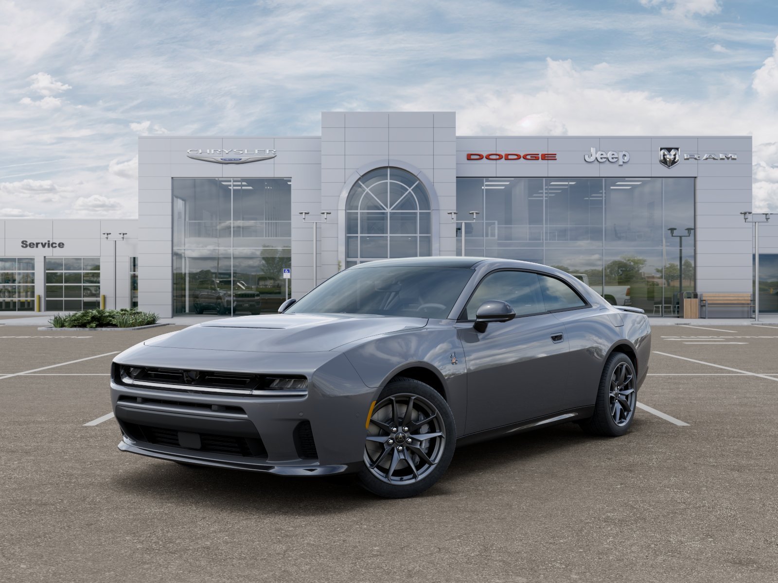 New 2026 Destroyer Gray Exterior Paint Dodge Scat Pack Plus 2-Door AWD image 11