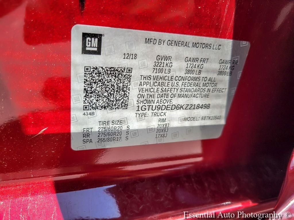 Used 2019 Red Quartz GMC SLT image 21