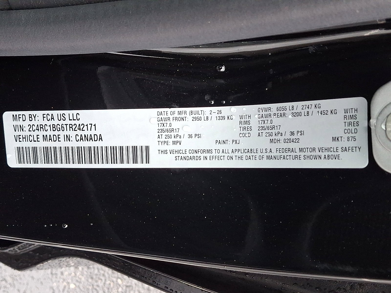 New 2026 Diamond Black Crystal Pearl-Coat Exterior Paint Chrysler Select image 8