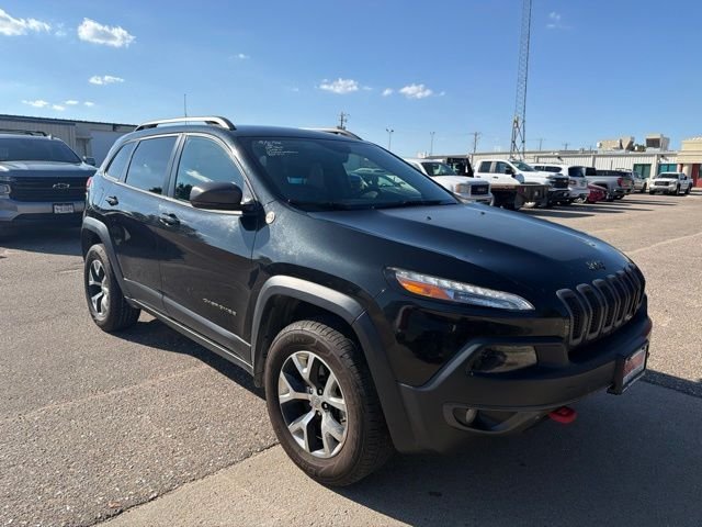 Used 2015 Black Jeep Trailhawk image 4