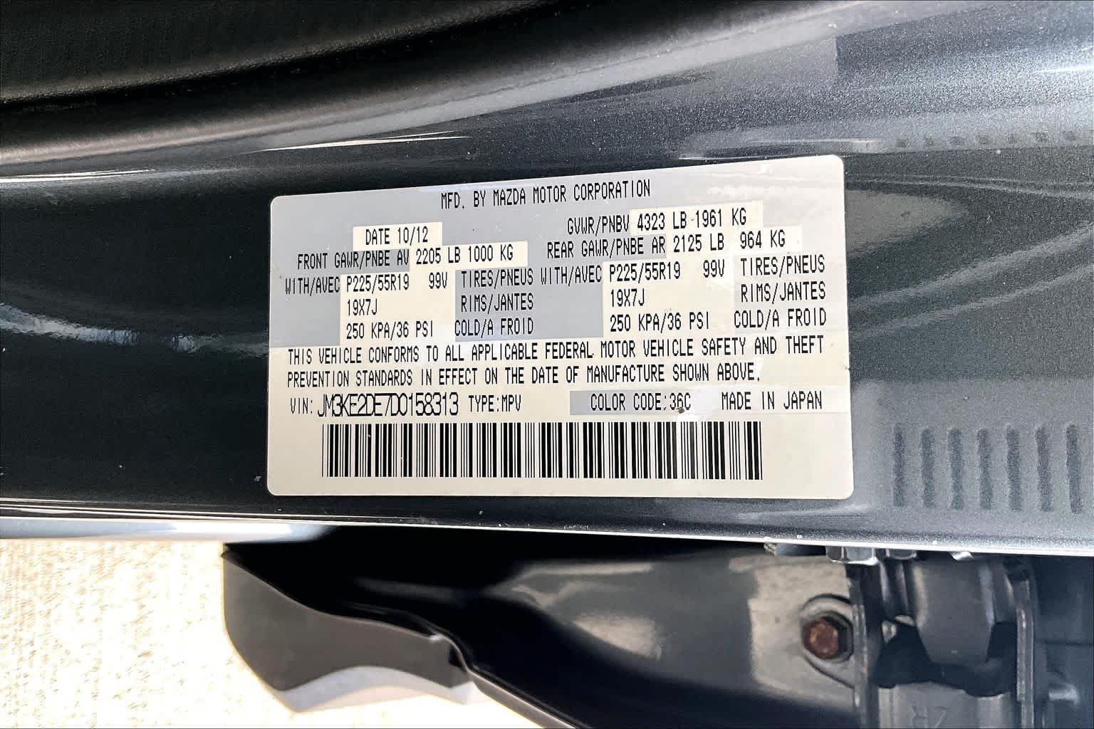Used 2013 Metropolitan Gray Mica Mazda Grand Touring image 28