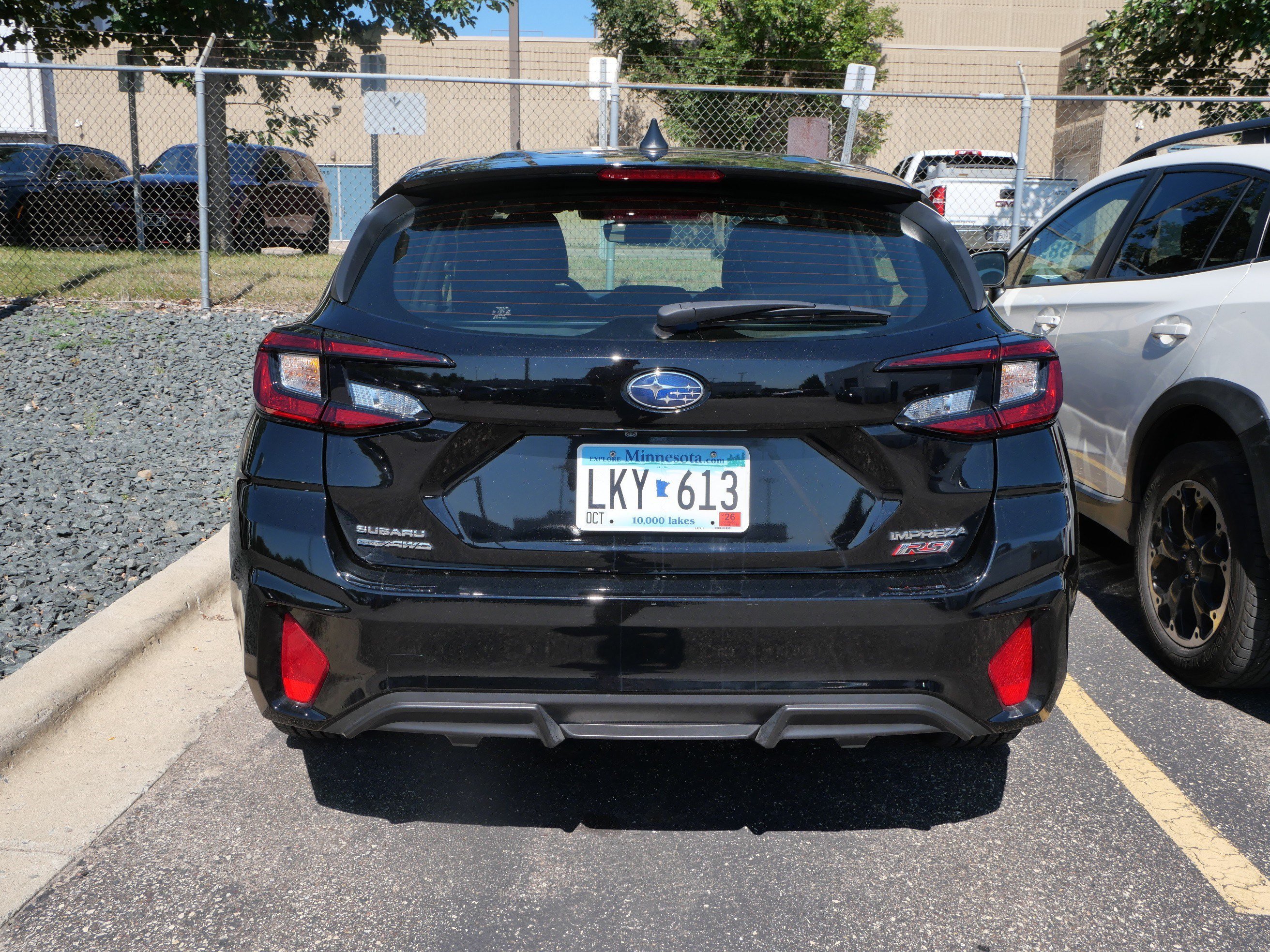 Used 2024 Crystal Black Silica Subaru RS image 7