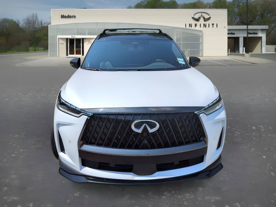 New 2027 Radiant White/Black Obsidian INFINITI SPORT image 2