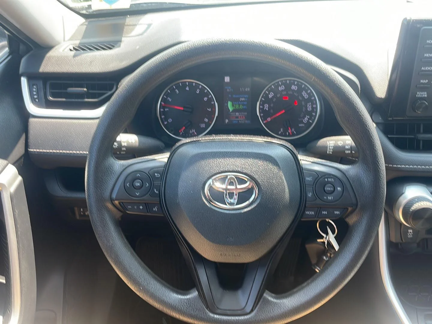 Used 2022 Magnetic Gray Metallic Toyota LE image 3