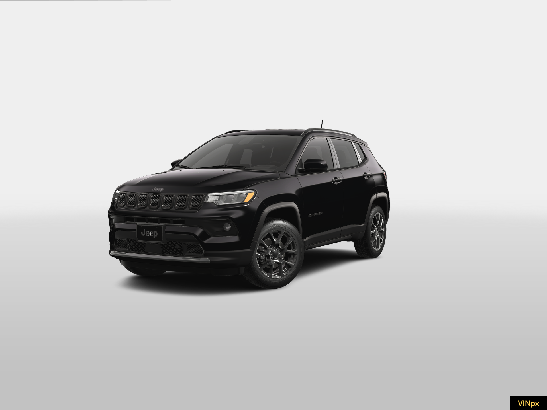 New 2026 Diamond Black Crystal Pearl-Coat Exterior Paint Jeep Latitude image 1