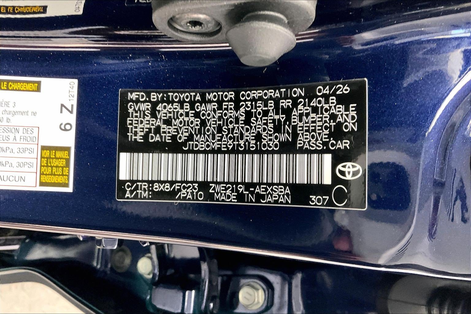 New 2026 Blueprint Toyota Hybrid SE image 20