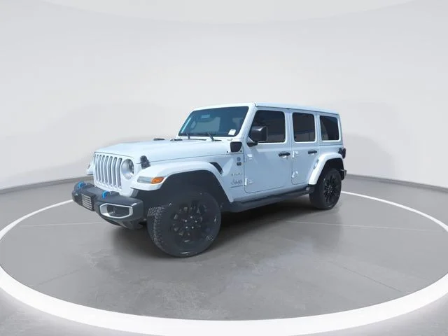 Used 2023 White Jeep Sahara 4xe image 4
