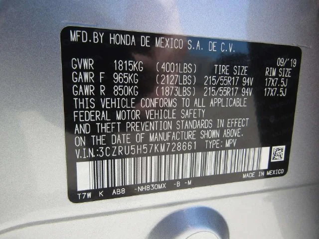 Used 2019 Lunar Silver Metallic Honda EX image 27