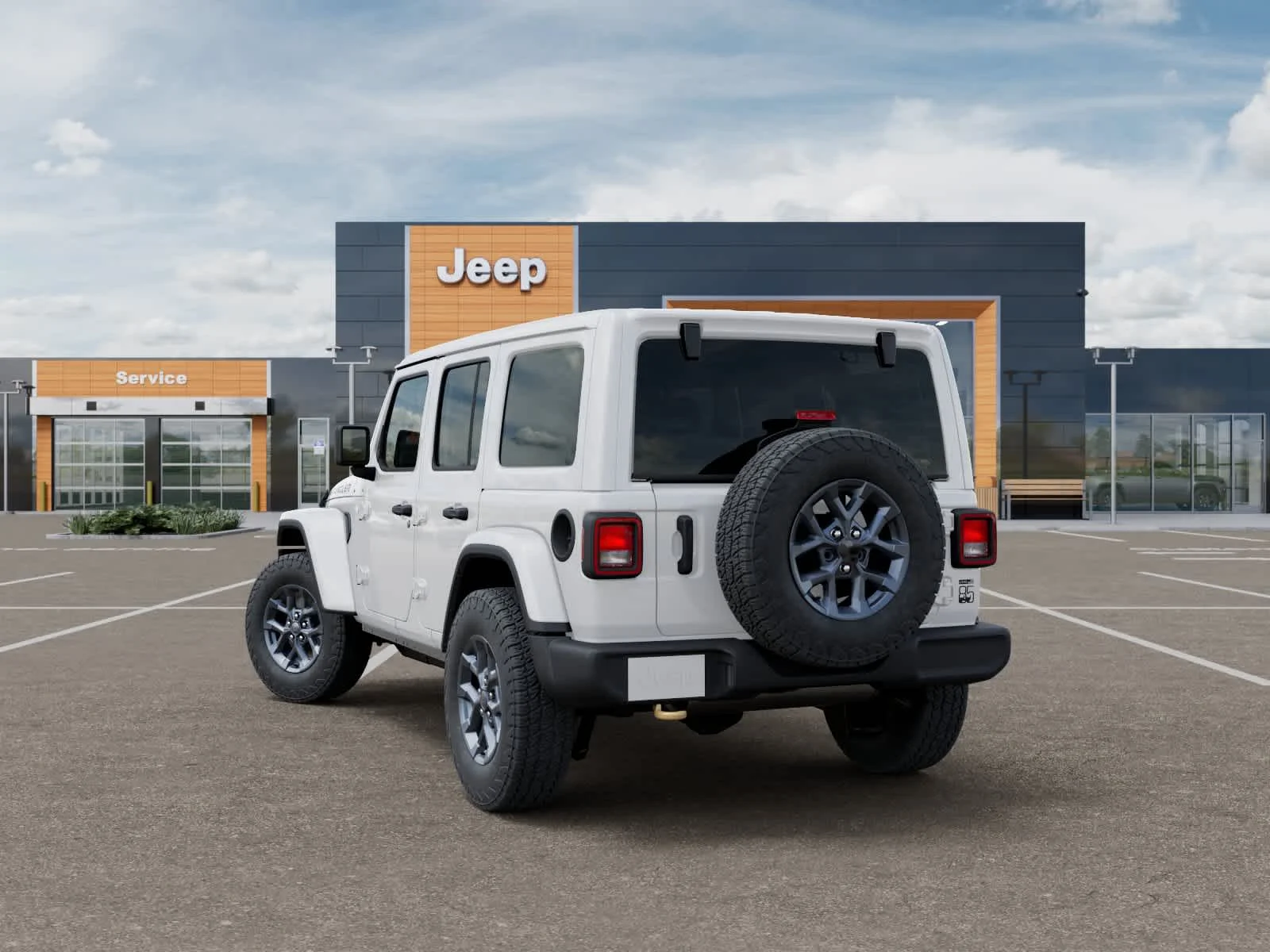 New 2026 Bright White Clearcoat Jeep 85th Anniversary image 3