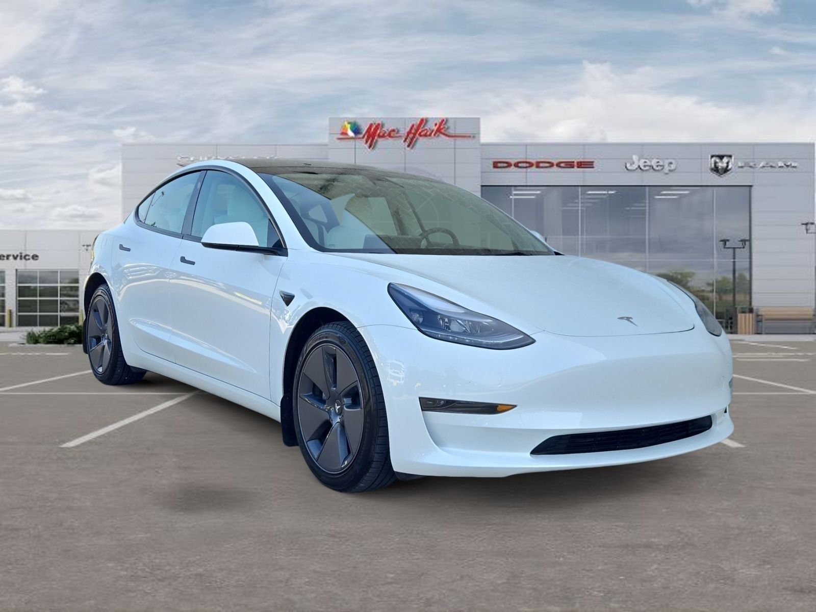 Used 2023 White Tesla Base image 7