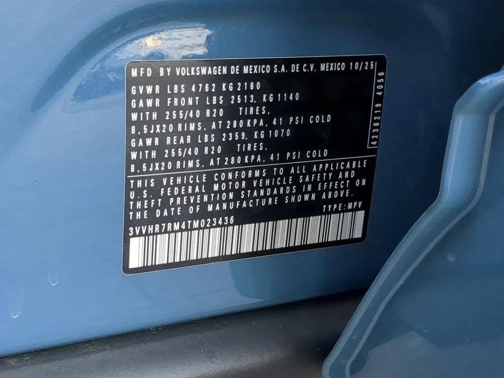 New 2026 Blue Volkswagen 2.0T SE R-Line Black image 34