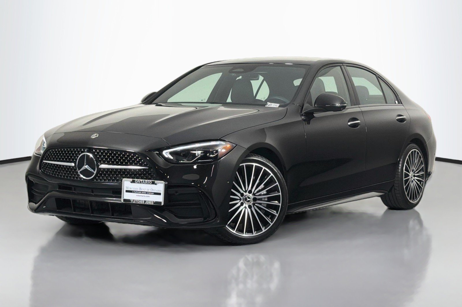Used 2024 Obsidian Black Metallic Mercedes-Benz C 300 image 1