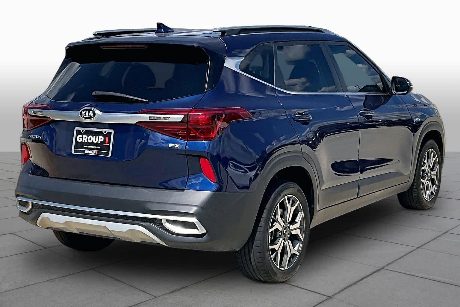 Used 2021 Dark Ocean Blue Kia EX image 12