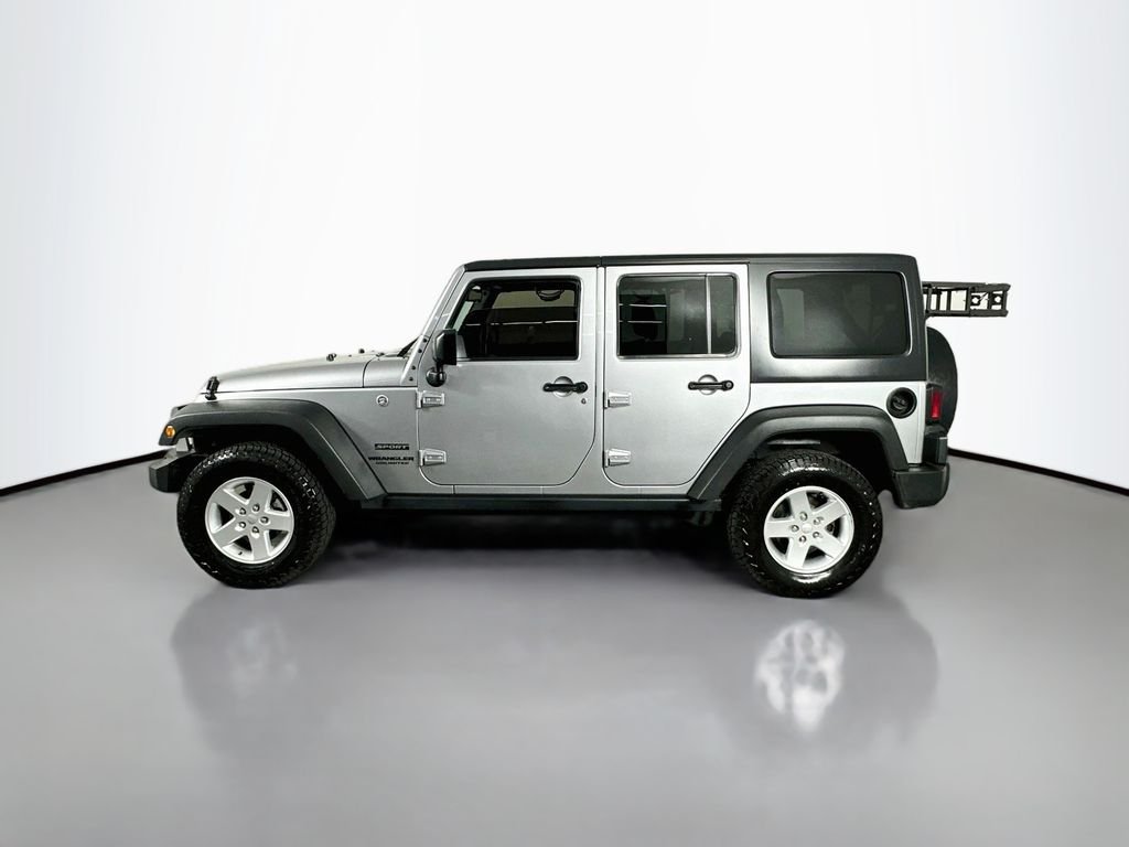 Used 2017 Billet Silver Metallic Jeep Unlimited Sport S image 5