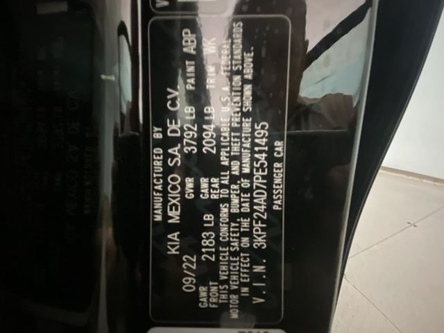 Used 2023 Black Kia LXS image 26