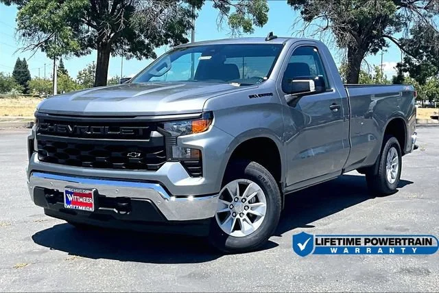 New 2025 Sterling Gray Metallic Chevrolet WT image 1