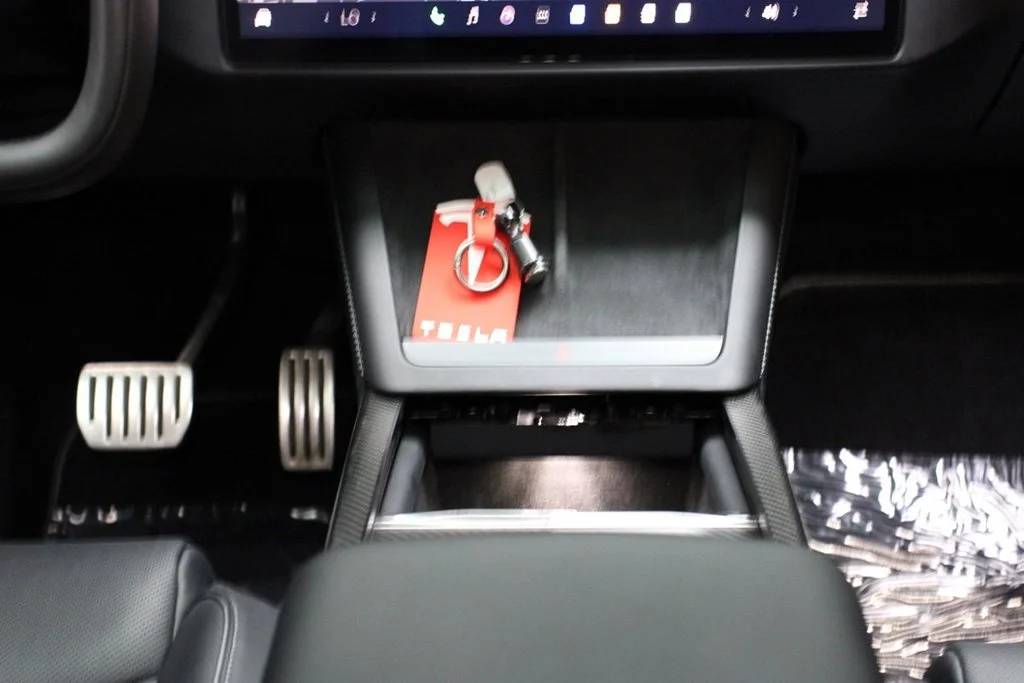 Used 2022 Solid Black Tesla Plaid image 44