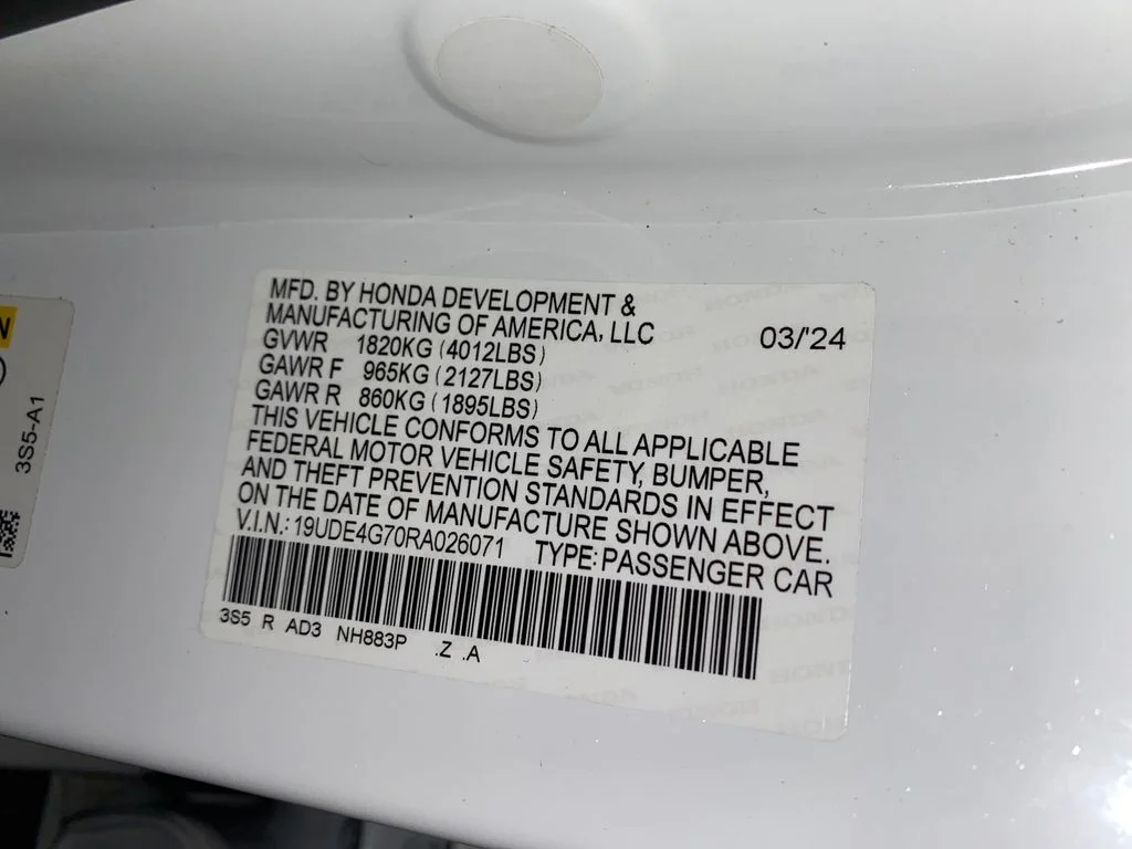 Used 2024 White Acura A-Spec Tech Package image 26