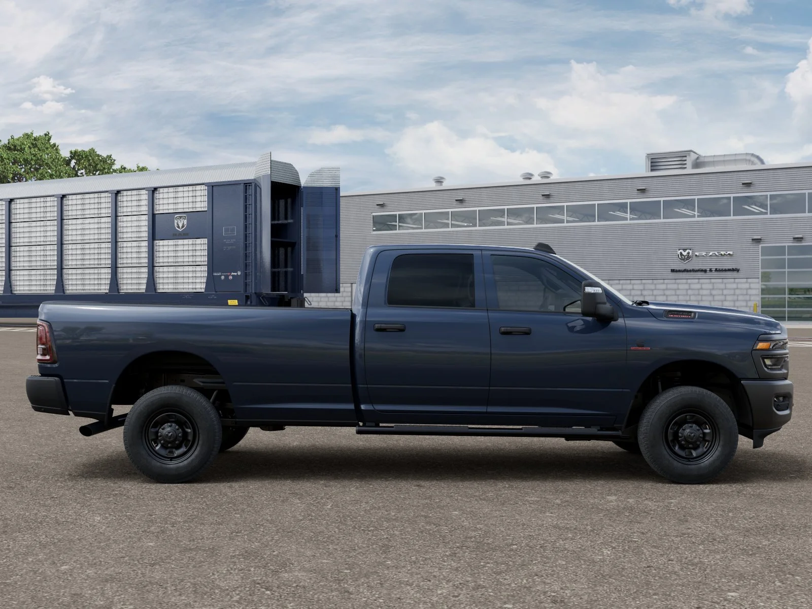 New 2026 Forged Blue Metallic Exterior Paint RAM TRADESMAN image 12