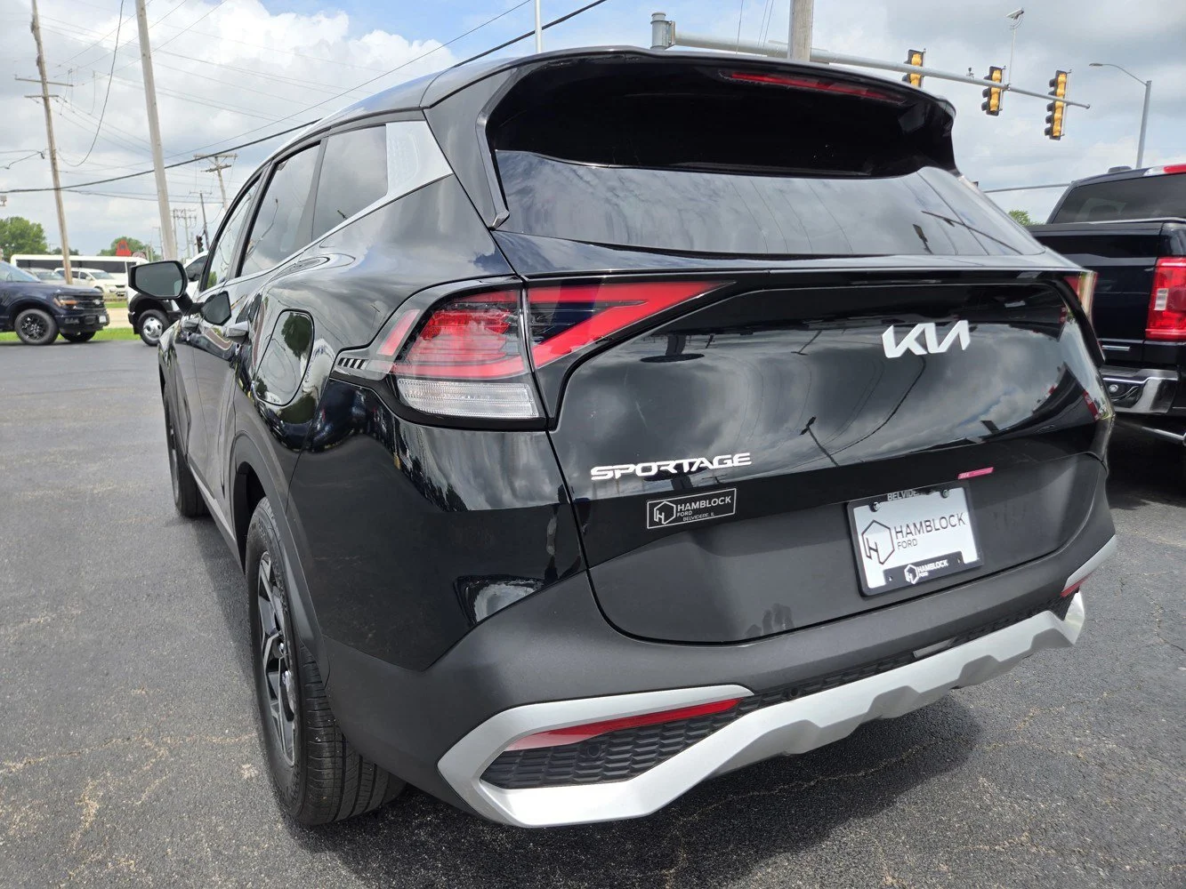 Used 2025 Ebony Black Kia LX image 39