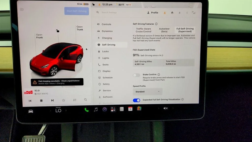 Used 2023 Red Multi-Coat Tesla Long Range AWD w/ 20