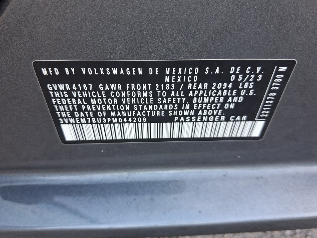 Certified Used 2023 Gray Volkswagen 1.5T SE image 28