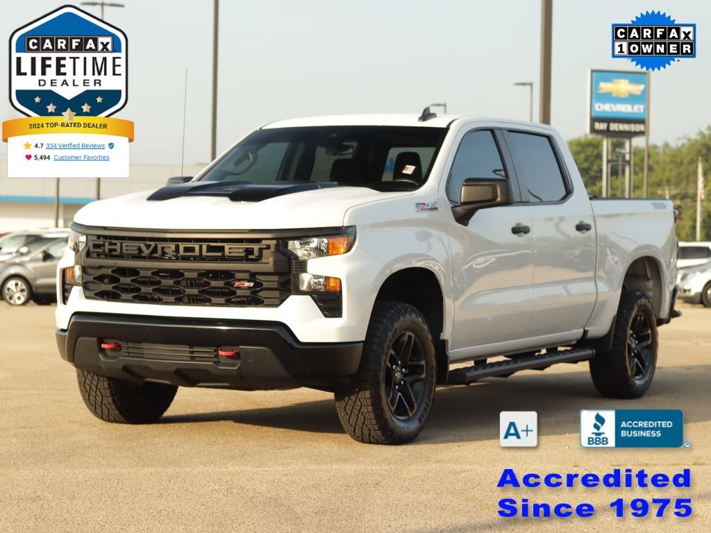 Used 2023 Summit White Chevrolet Custom Trail Boss image 3