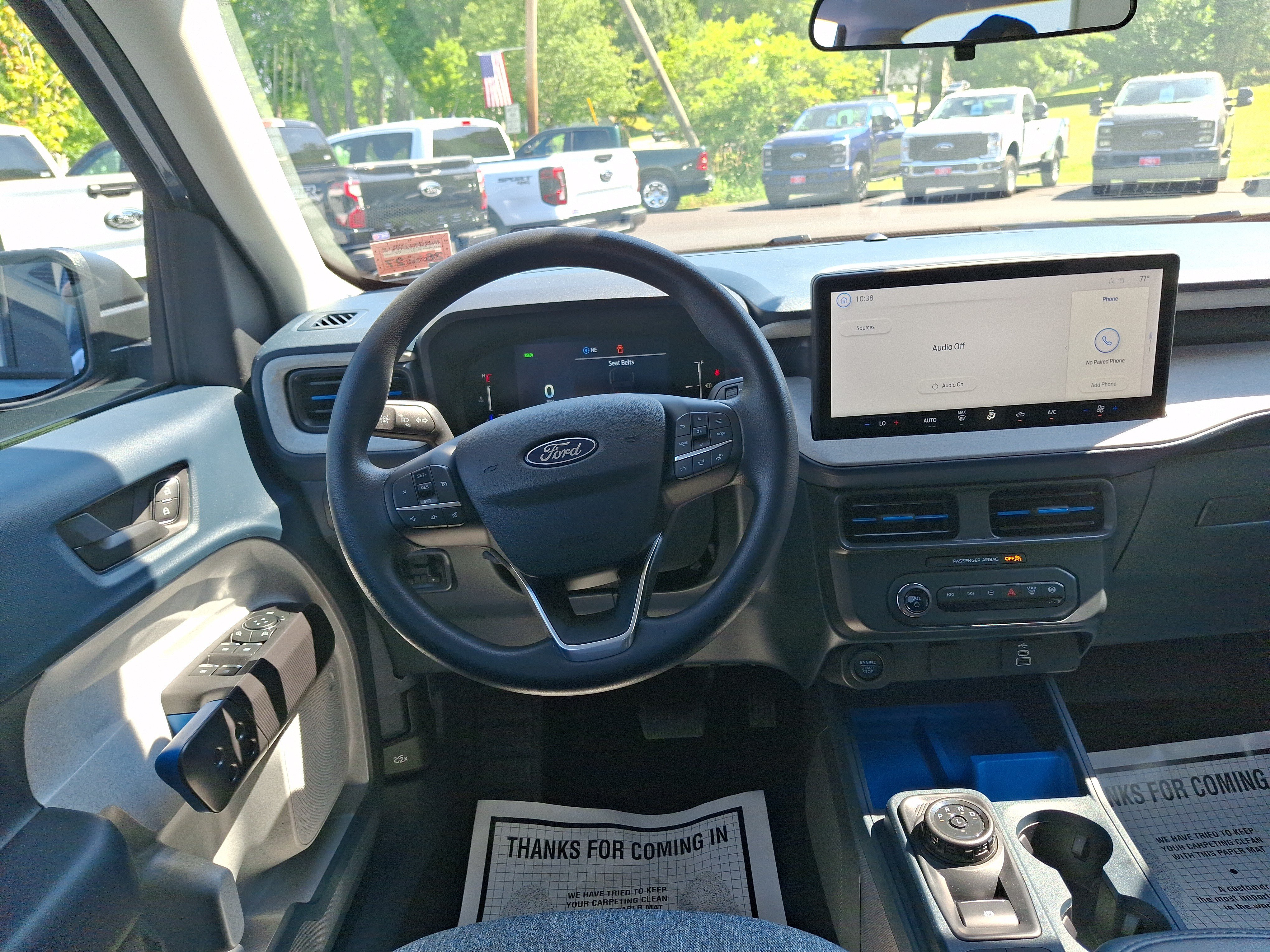 New 2026 Azure Gray Metallic Tri-Coat Ford XLT image 12