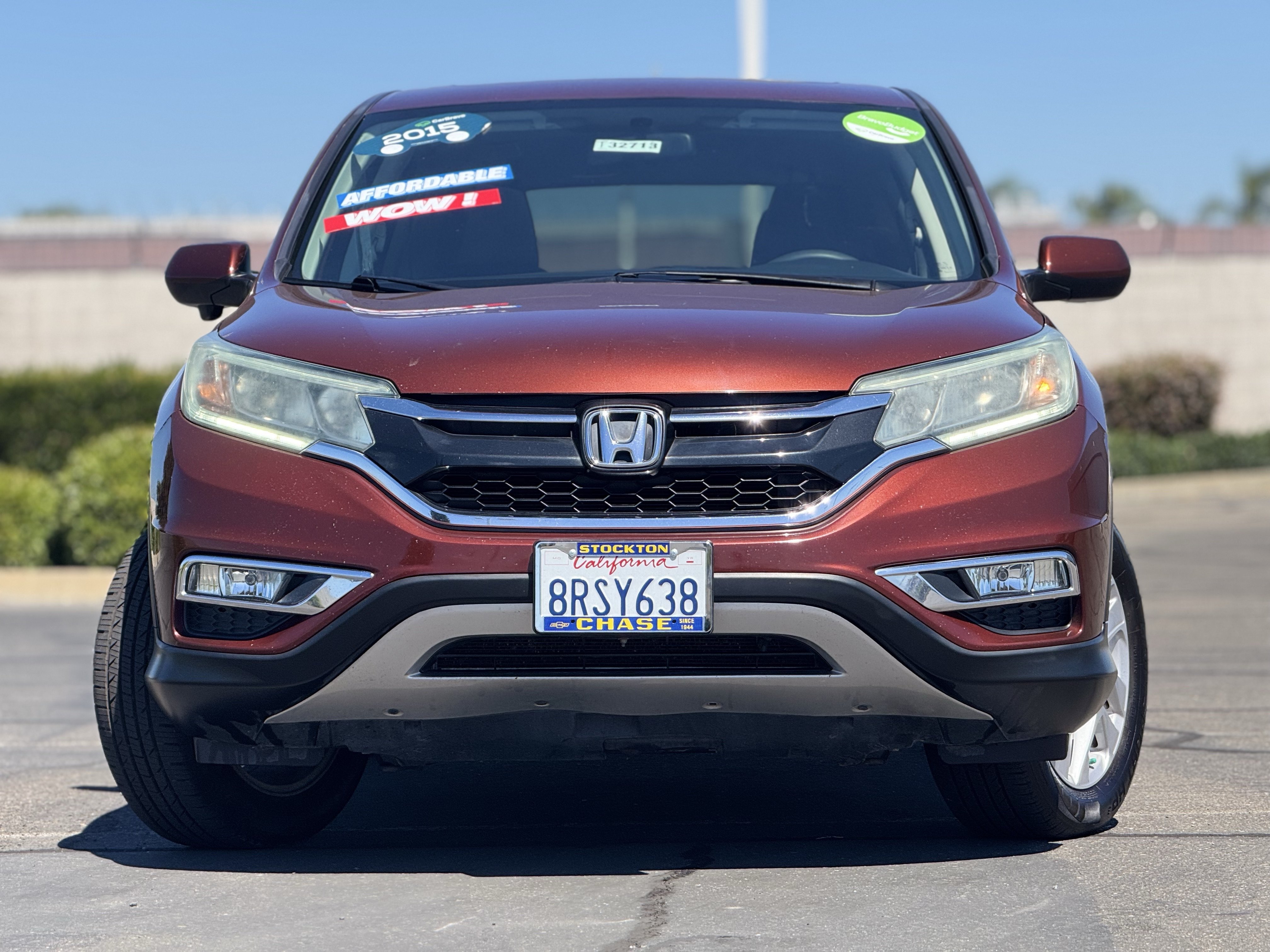 Used 2015 Honda CR-V EX with VIN 2HKRM4H52FH611369 for sale in Stockton, CA