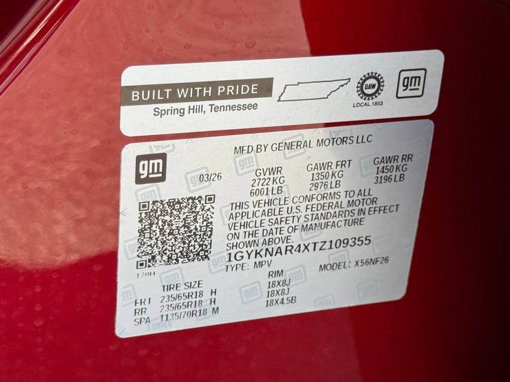 New 2026 Radiant Red Tintcoat Cadillac Luxury image 20