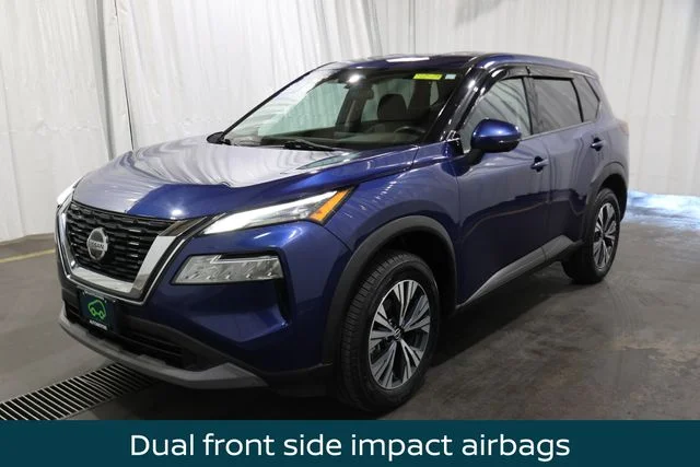 Used 2021 Caspian Blue Metallic Nissan SV image 7