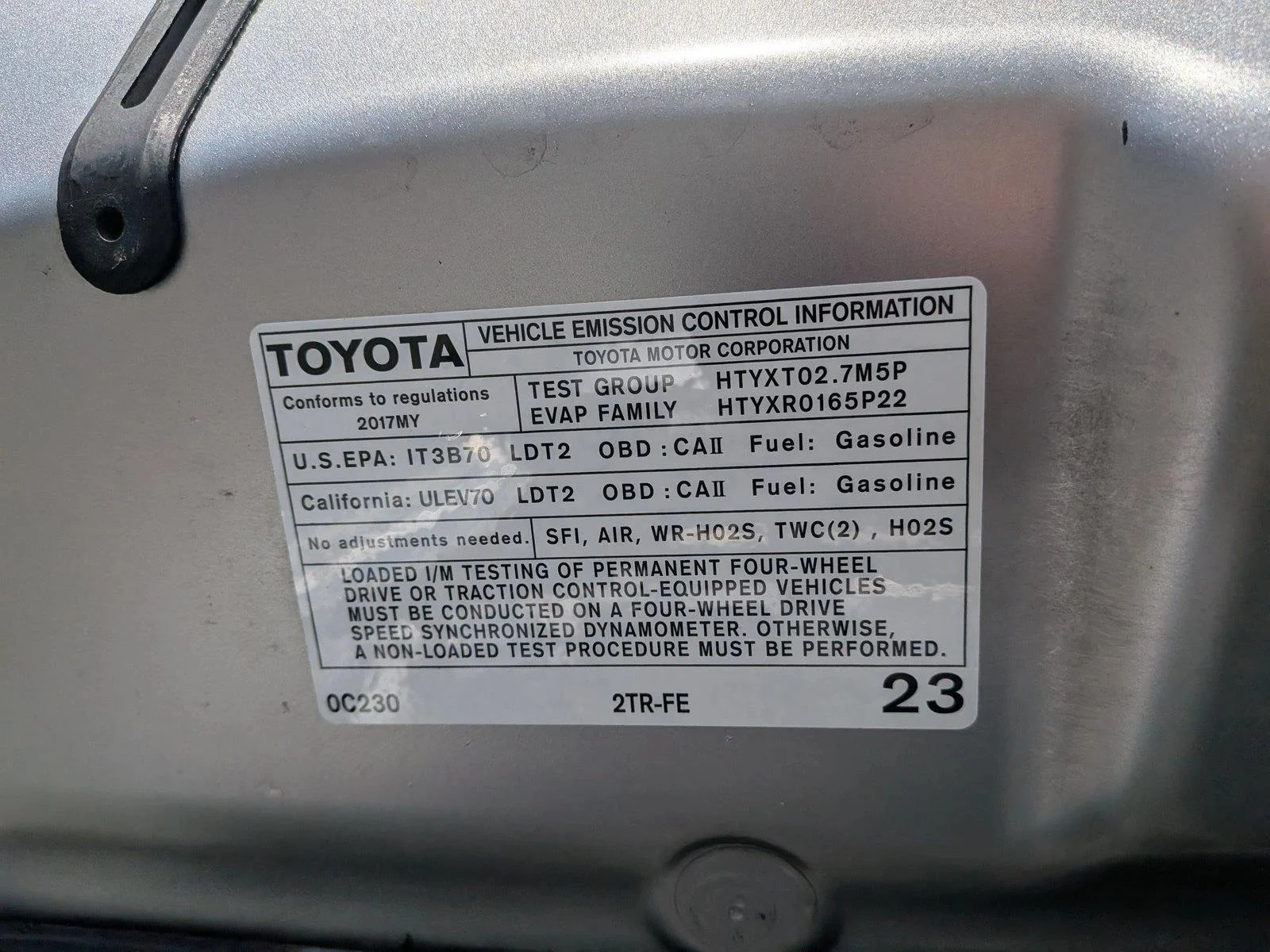 Used 2017 Silver Sky Metallic Toyota SR image 23