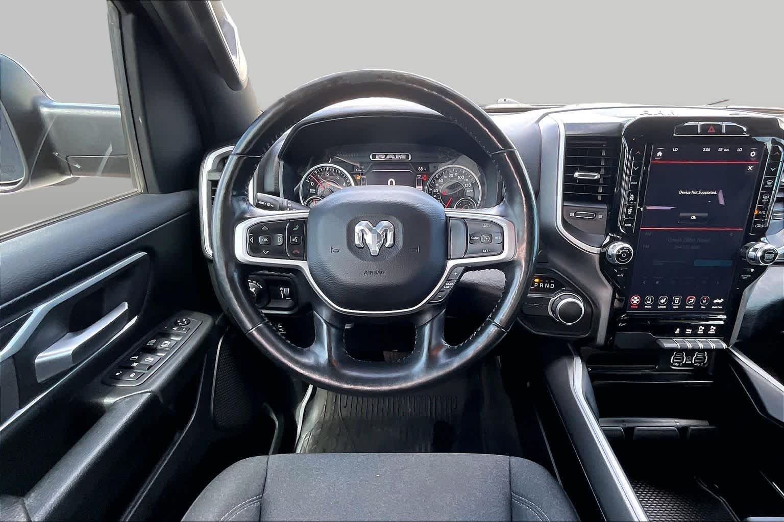 Used 2020 Diamond Black Crystal Pearlcoat Ram Lone Star image 6