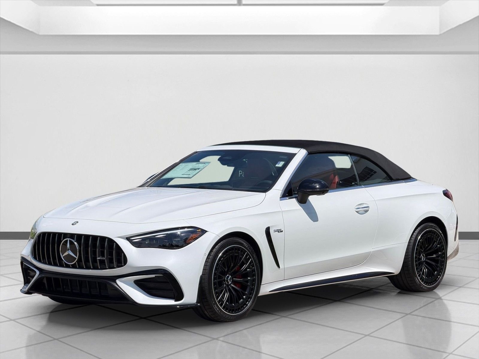 New 2026 MANUFAKTUR Moonlight White Metallic Mercedes-Benz AMG® CLE 53 4MATIC+ Cabriolet image 6