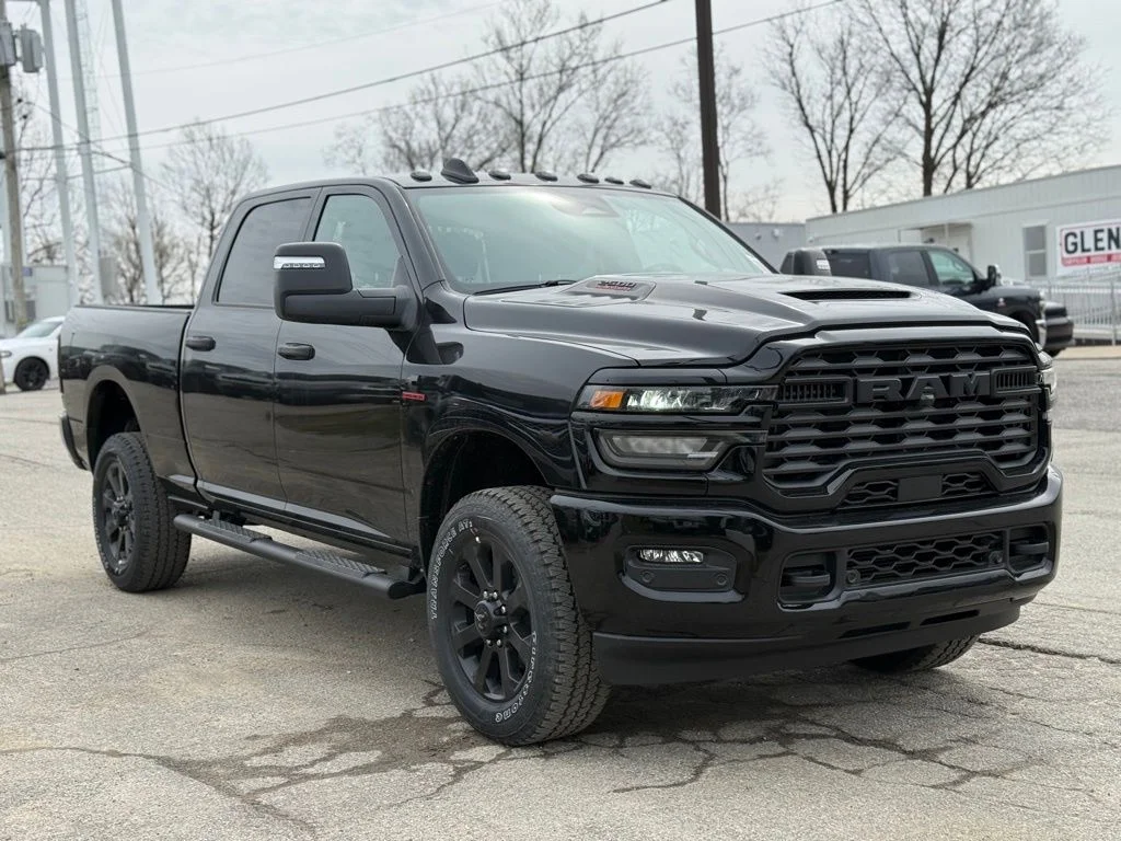 New 2026 Diamond Black Crystal Pearlcoat RAM Tradesman image 4