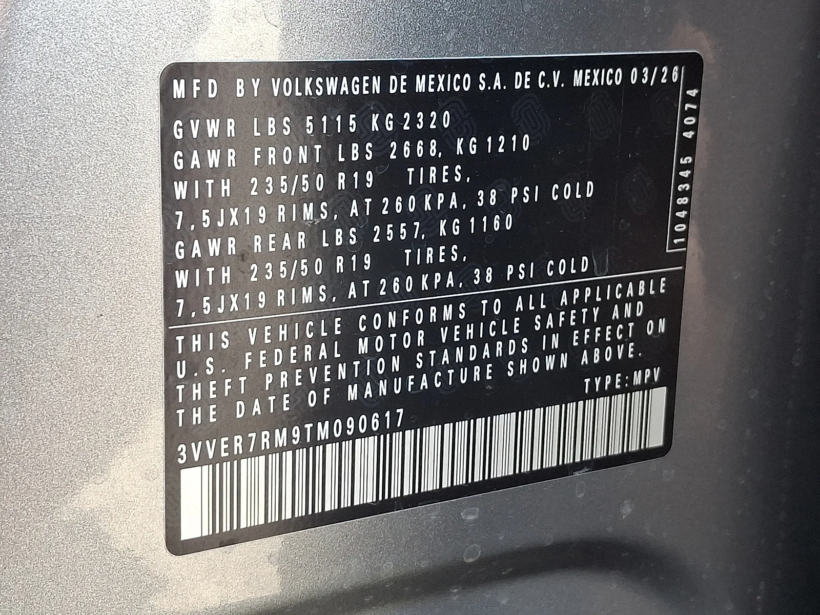 New 2026 Pyrite Silver Metallic - K2K2 Volkswagen SE image 11