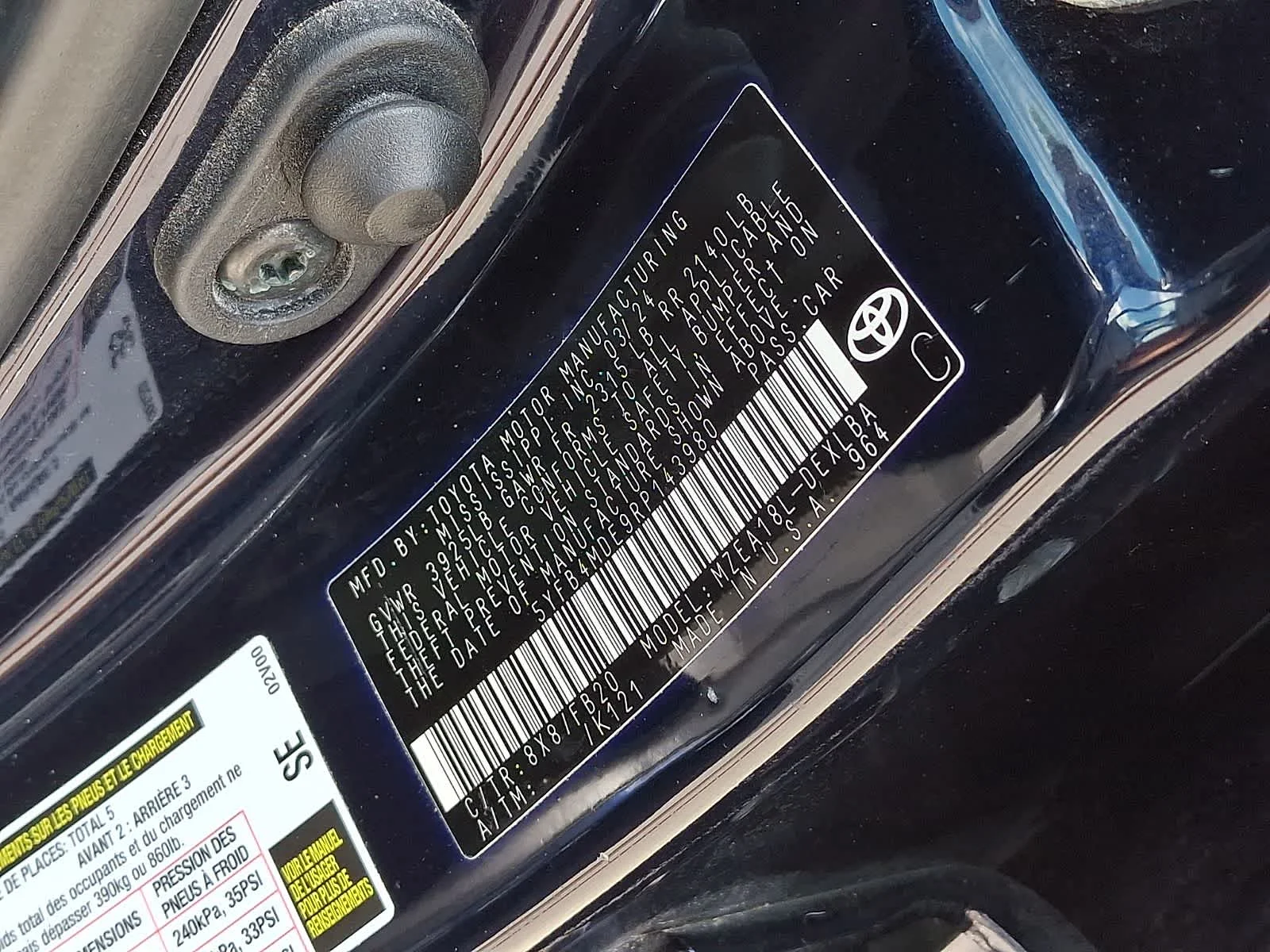 Certified Used 2024 Blueprint Toyota LE image 30