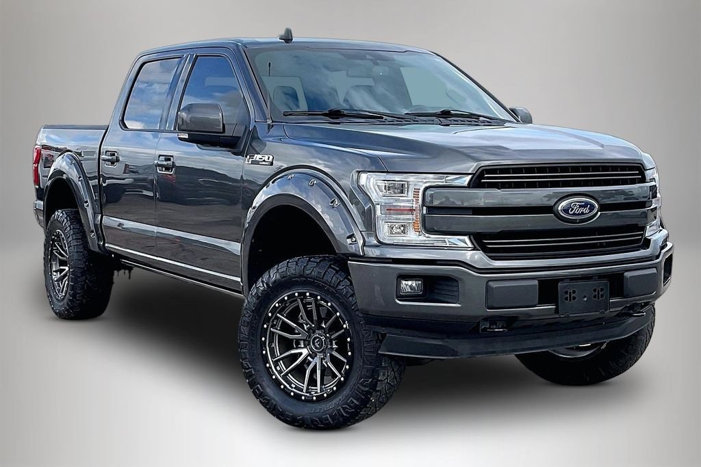 Used 2020 Magnetic Metallic Ford Lariat image 1