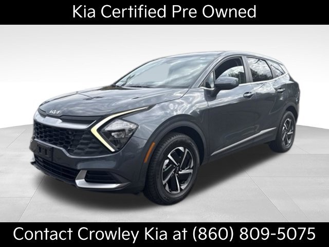 Certified Used 2023 Gray Kia LX image 1