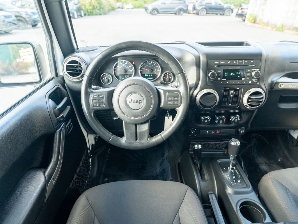 Used 2017 White Jeep Unlimited Sport image 14