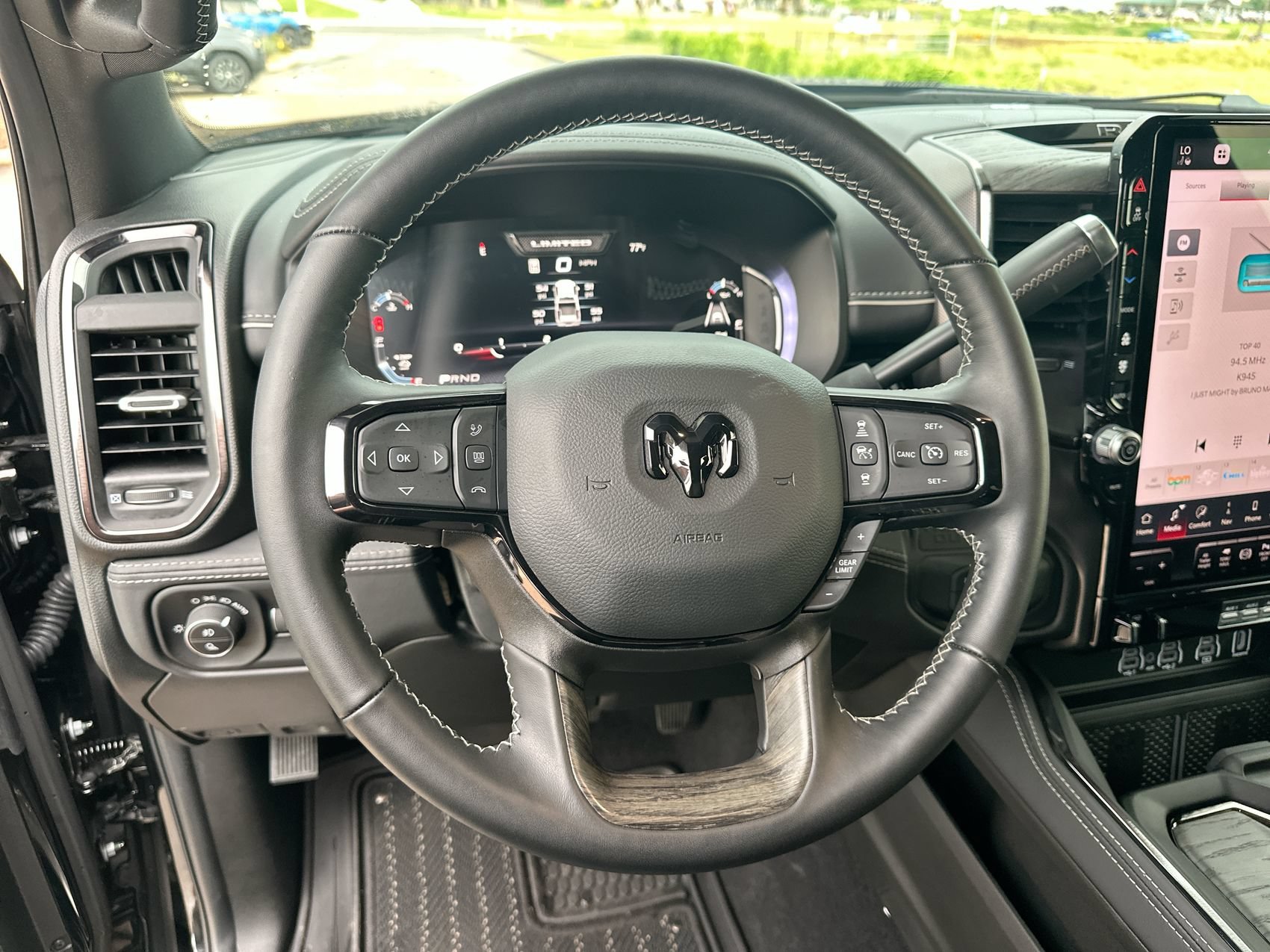 Used 2026 Diamond Black Crystal Pearlcoat Ram Limited image 14