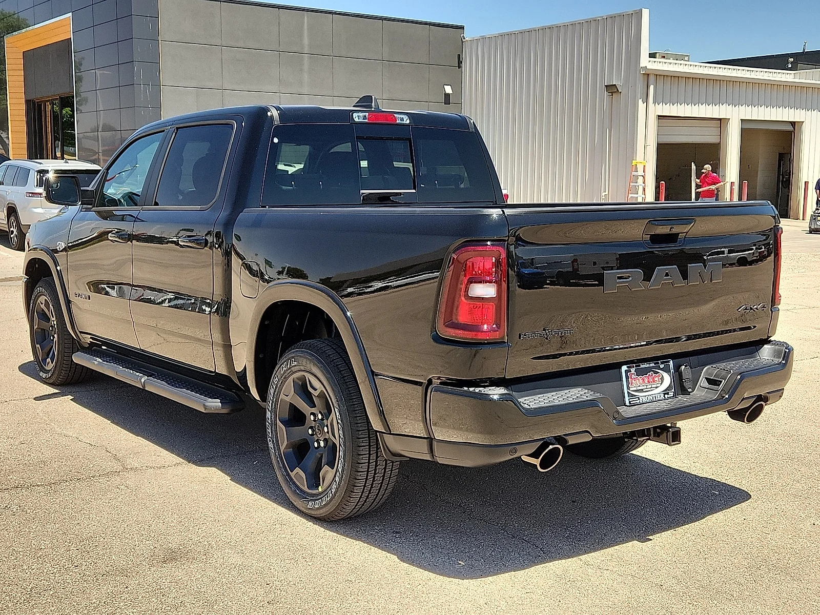 New 2026 Diamond Black Crystal Pearl-Coat  Paint Ram LONE STAR CREW CAB 4X4 5
