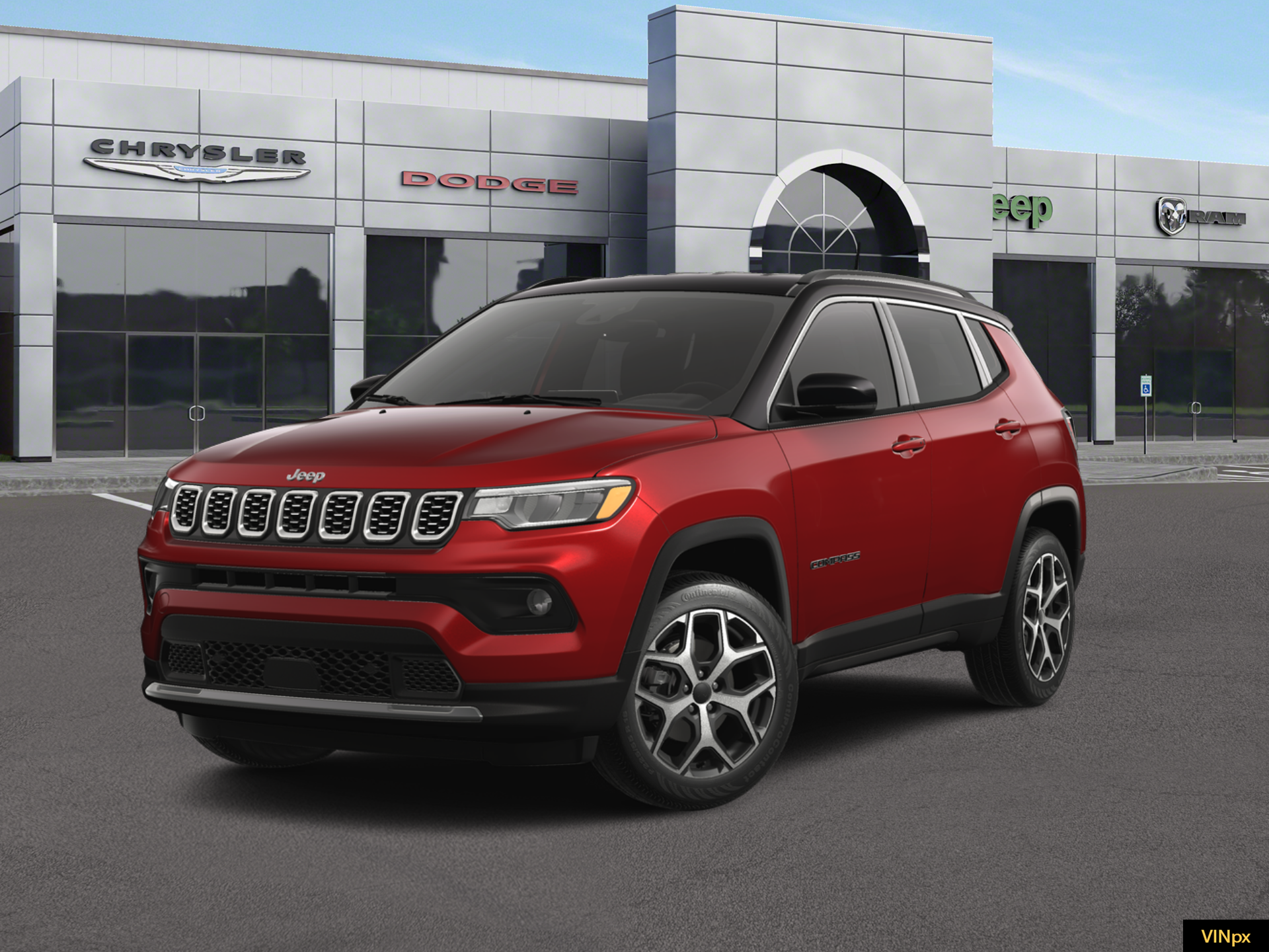 New 2026 Red Hot Pearlcoat Jeep Limited image 1
