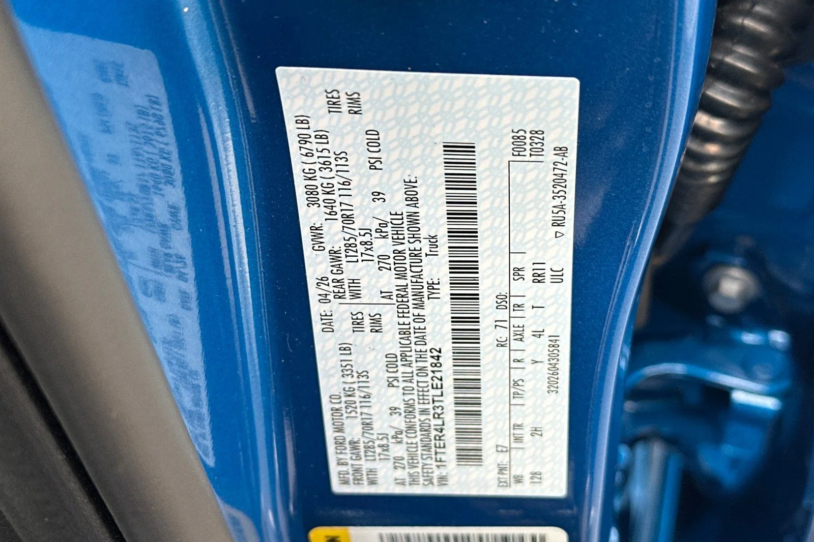 New 2026 Velocity Blue Metallic Ford Raptor® image 26