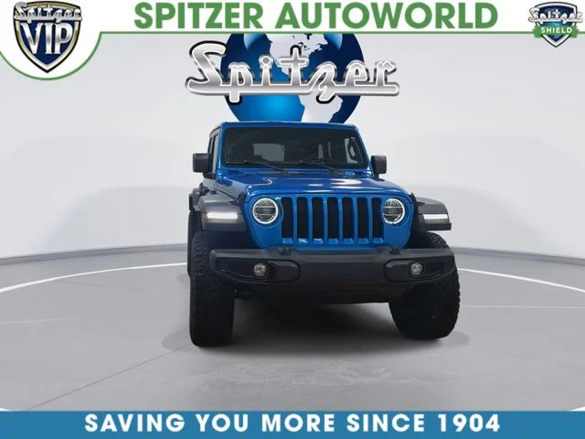 Used 2022 Blue Pearl Jeep Unlimited High Tide image 4